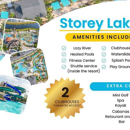 Gorgeous 2Br Lakeview Condo With Waterpark Kissimmee Bagian luar foto