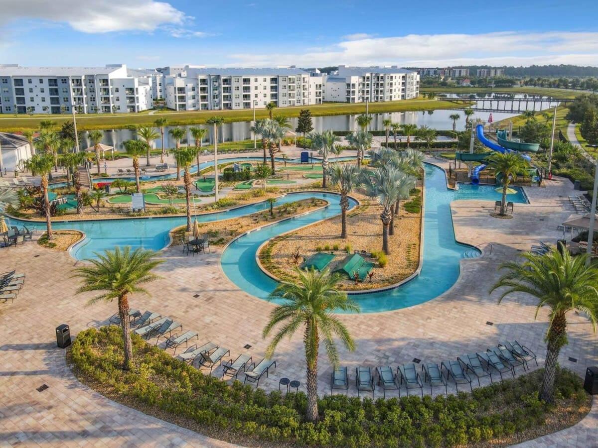 Gorgeous 2Br Lakeview Condo With Waterpark Kissimmee Bagian luar foto