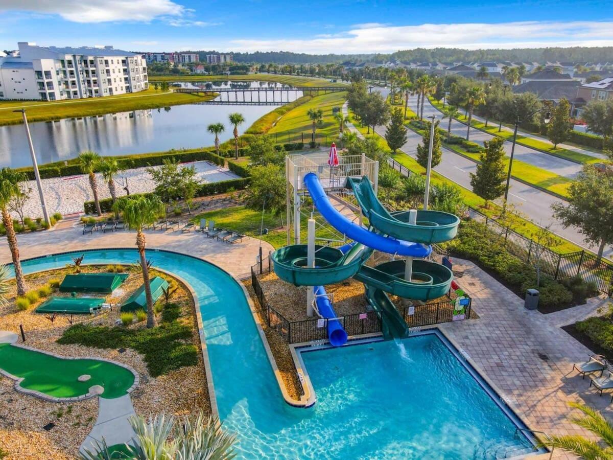 Gorgeous 2Br Lakeview Condo With Waterpark Kissimmee Bagian luar foto